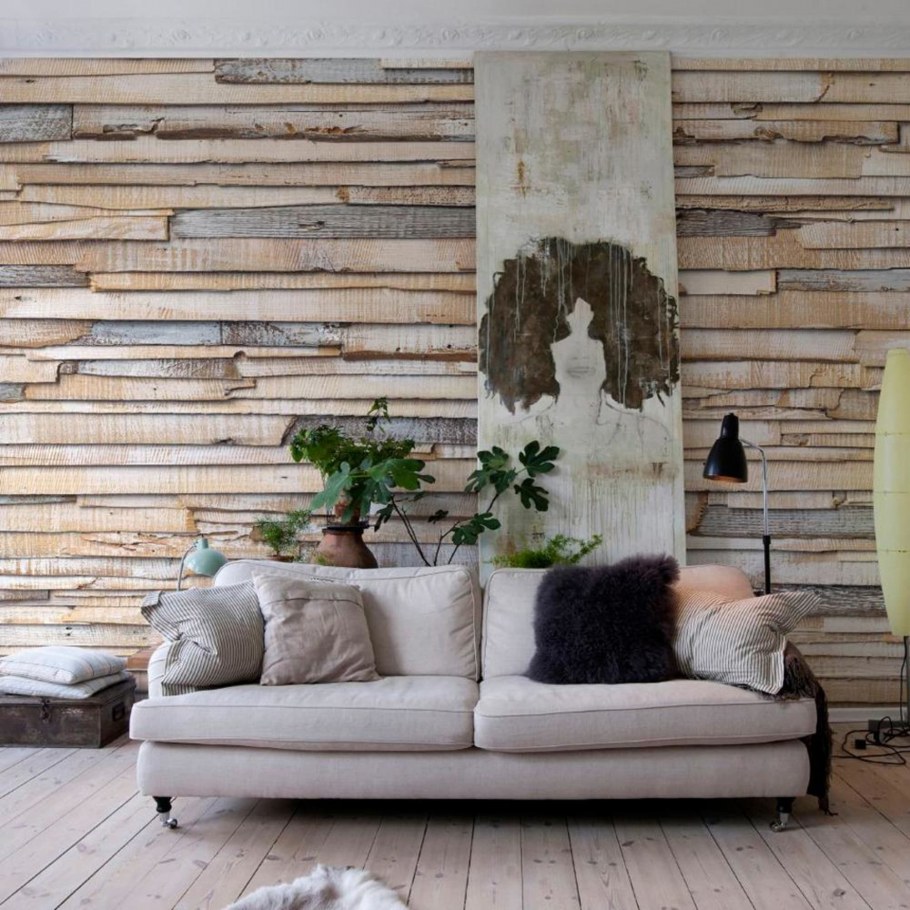 Листья на стене