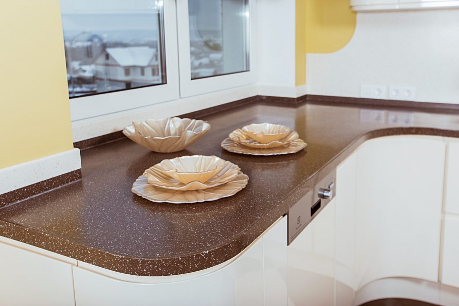 Столешница из искусственного камня fpg840 Pobble Gold