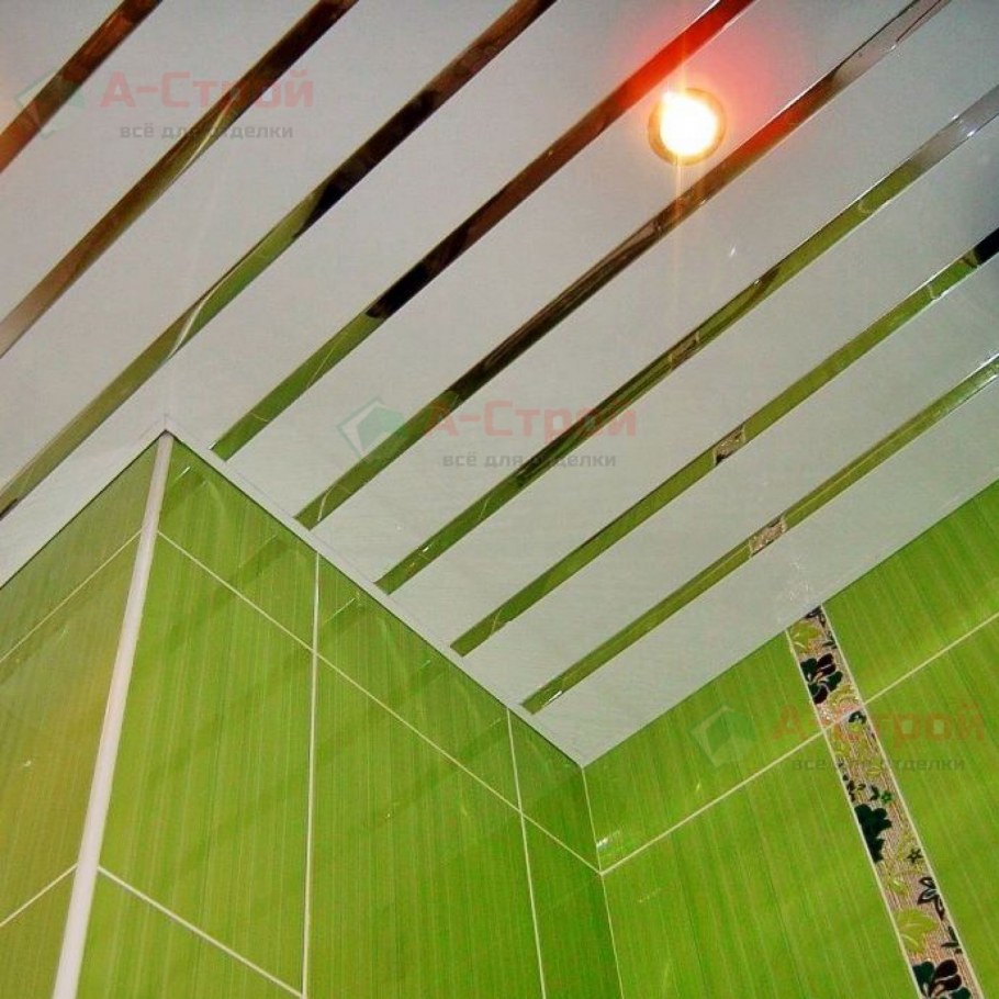 Реечный потолок Цесал