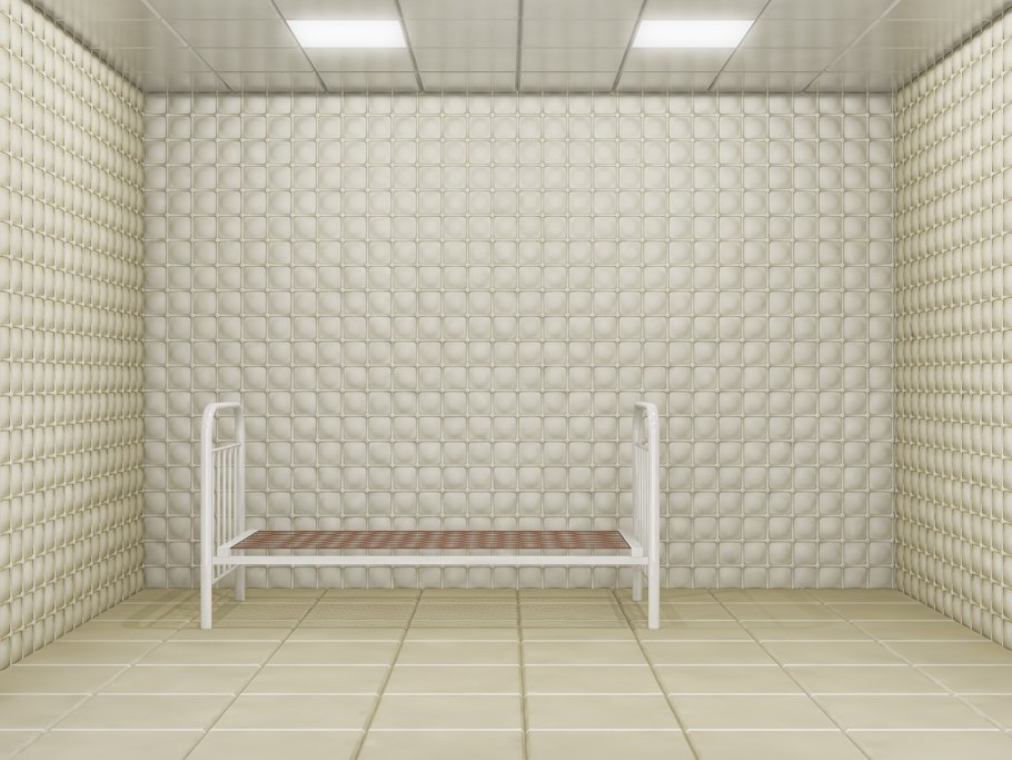 Белая мягкая комната