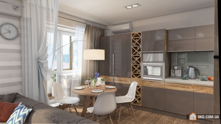 Гостиная в кремовых тонах