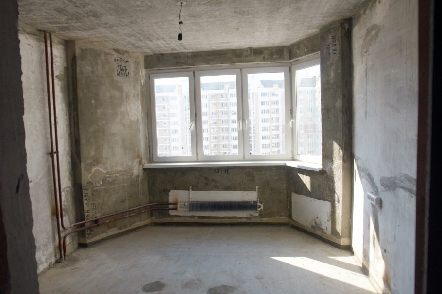 Квартира в бетоне без отделки