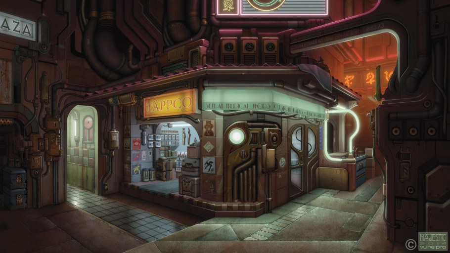 Shadowrun Art город