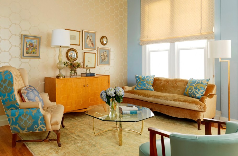 Цвета компаньоны в интерьере