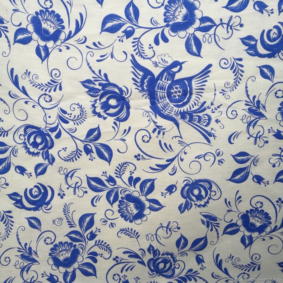 Роспись Гжель ситчик