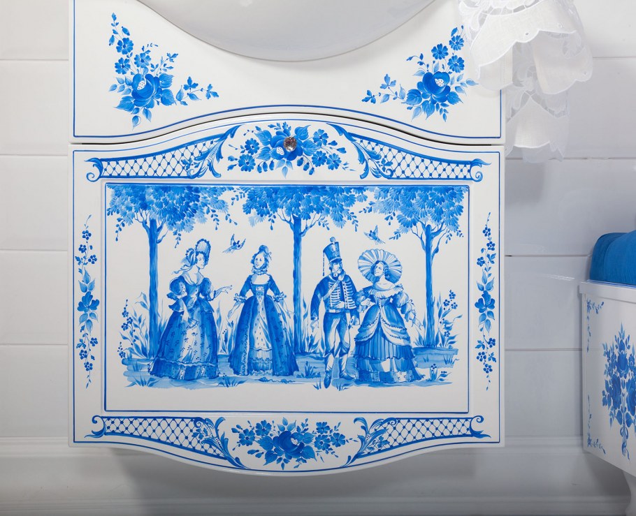 Орнаментальная стилистика Гжель