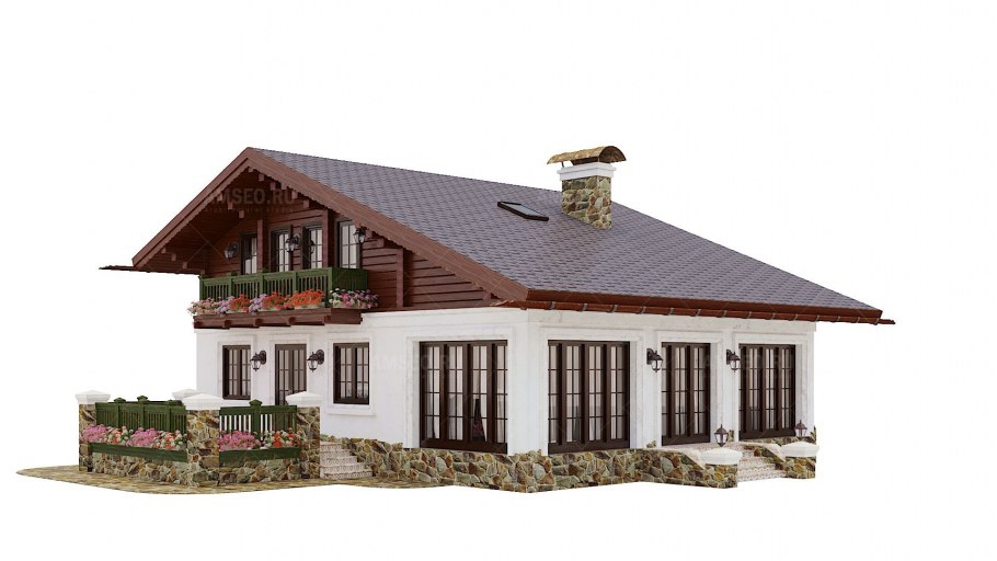 Проект Шале одноэтажный 60м