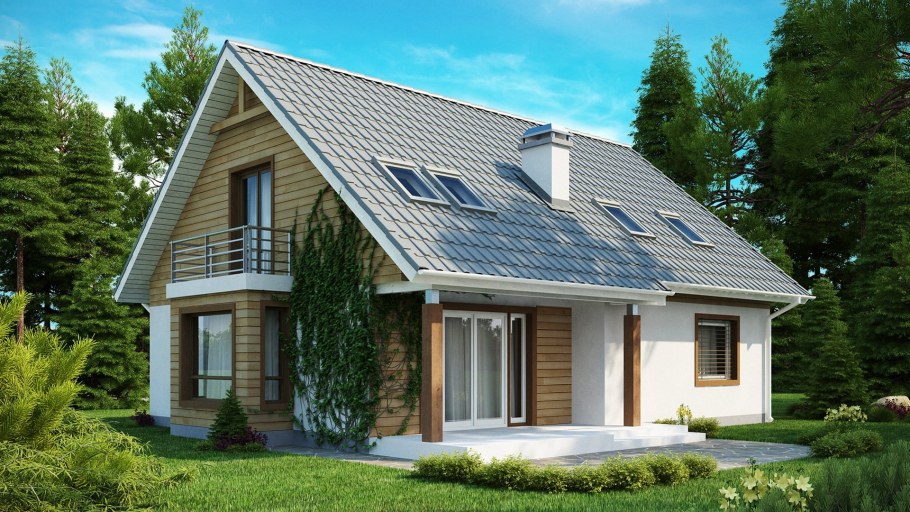 Дом z500 с мансардой