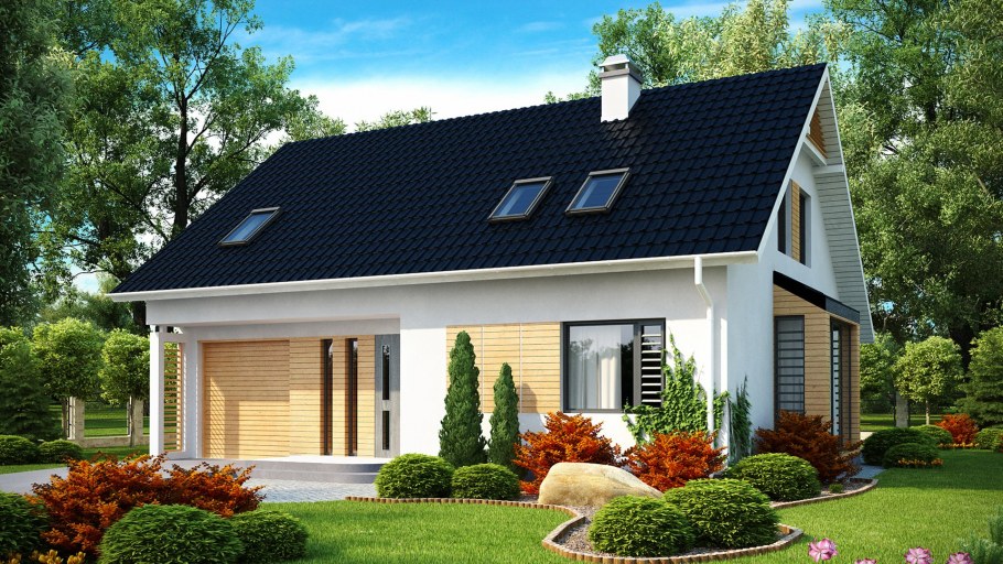 Интерьер мансарды