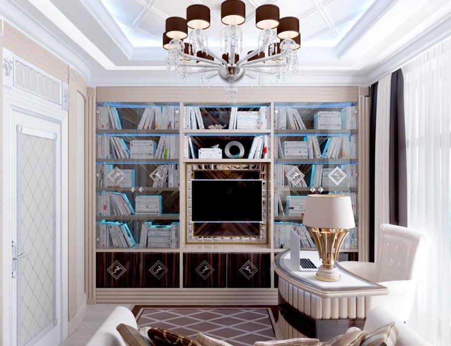 Мебель для кабинета в стиле Неоклассика