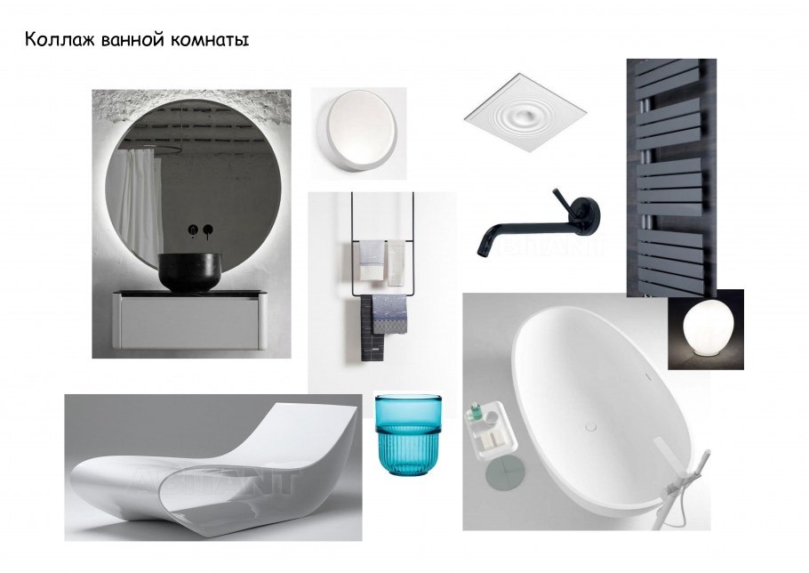 Коллаж ванная комната