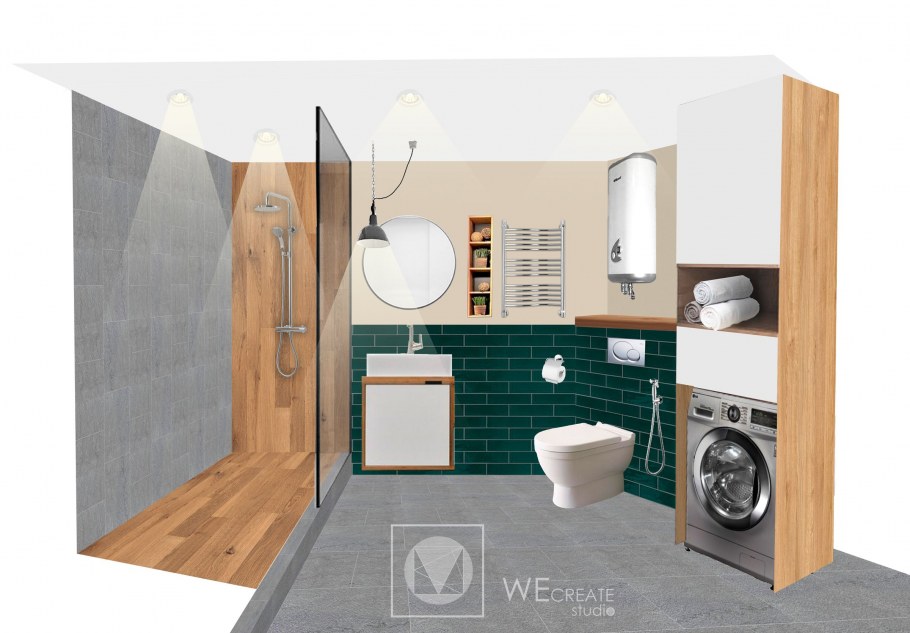 Интерьерный коллаж санузел