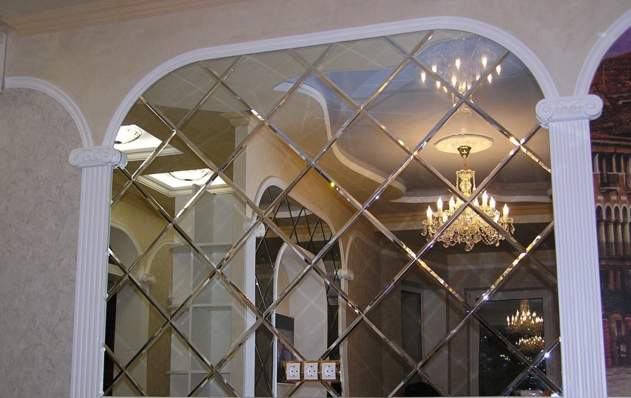 Зеркальная плитка Леруа Мерлен