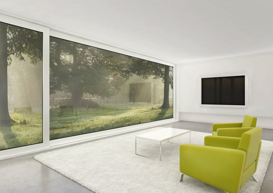 Дом с панорамными стеклами