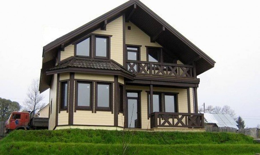 Фасады домов в Скандинавии