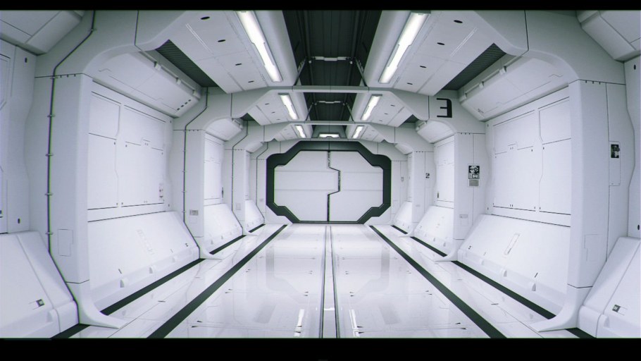 Sci Fi Corridor двери