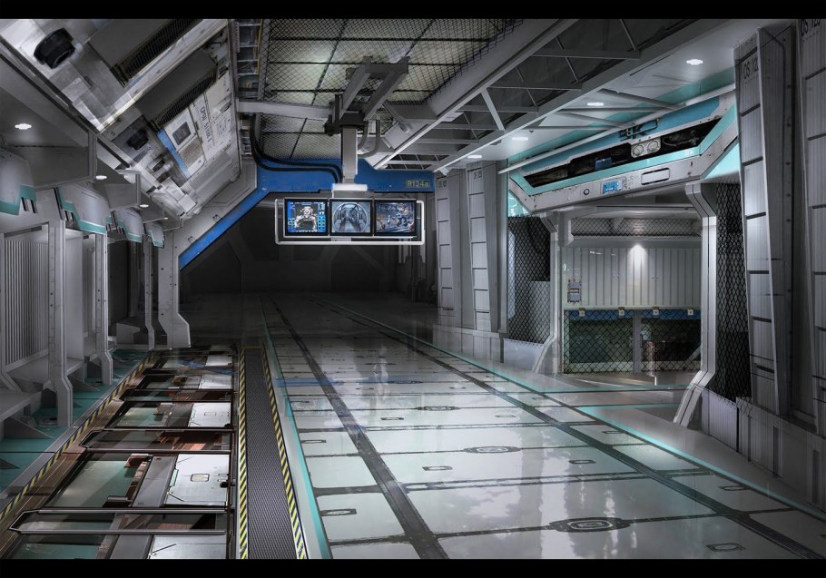 Sci Fi станция арт