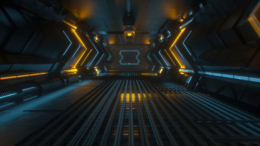 Космические корабли коридоры Sci Fi