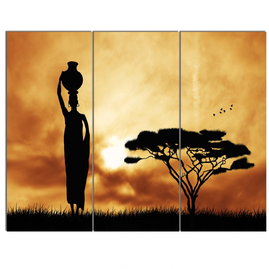 Силуэту вфриканских женщин