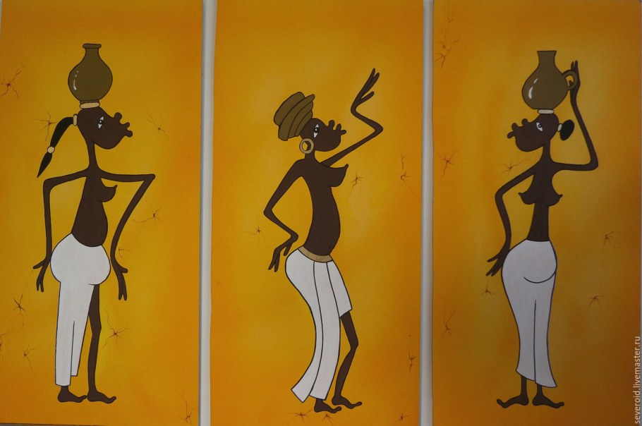 Африканские мотивы рисунки