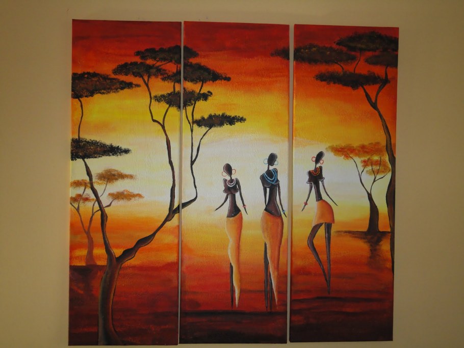 Картина маслом негритянка