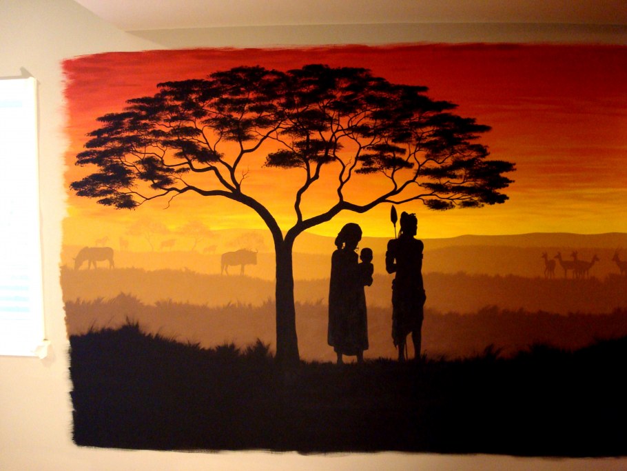 Панно силуэт