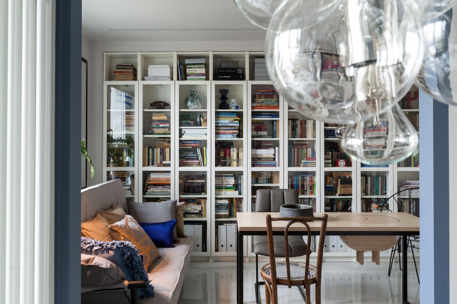 Дизайн библиотеки в стиле Фьюжн