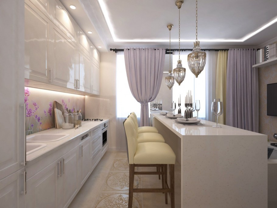 Дизайн трехкомнатной квартиры в Новокосино