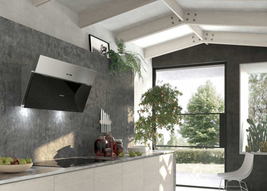 Гарнитуры с белой вытяжкой