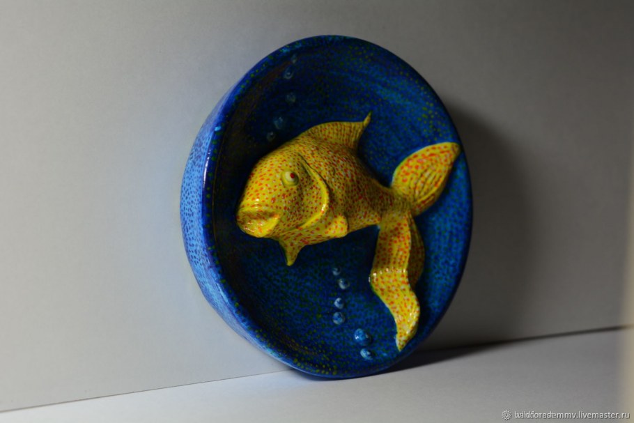 Рыба из гипса