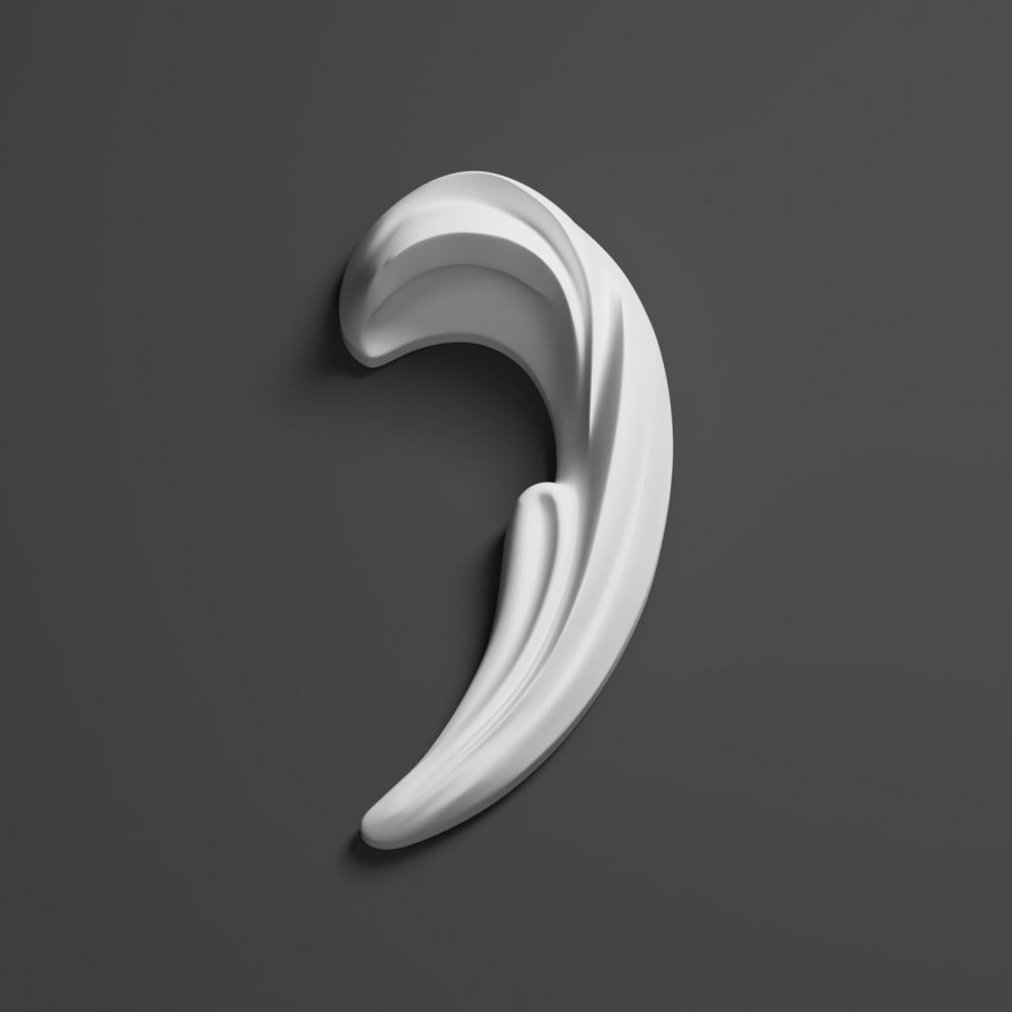 Барельеф рыбы на стене