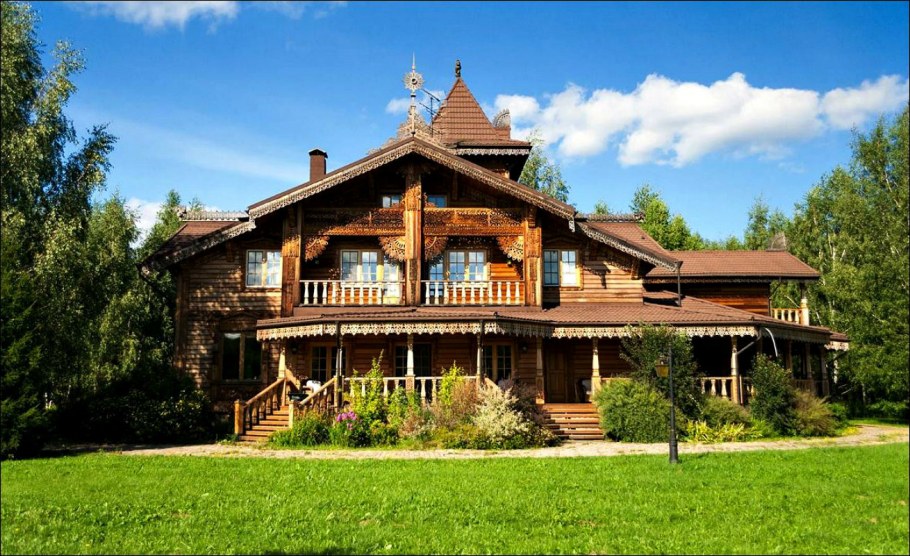 Каменная усадьба в русском стиле