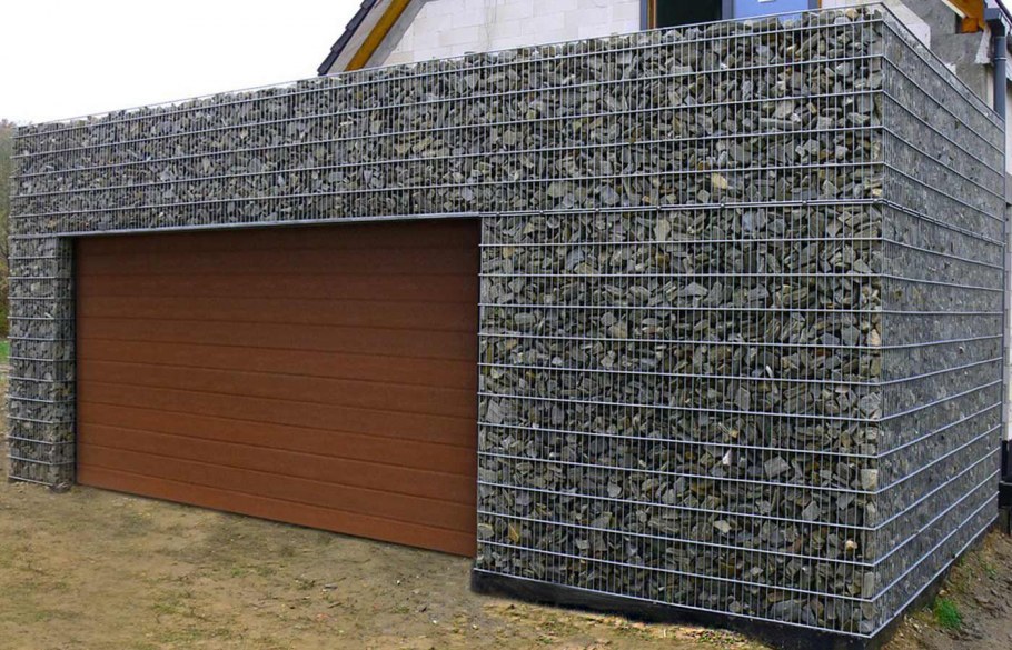 Габион цоколь