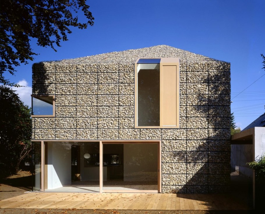 Необычная отделка фасада