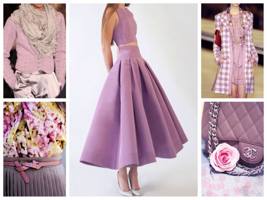 Лавандовый цвет в одежде