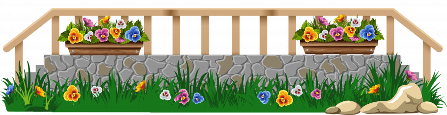 Нарисовать круглую клумбу