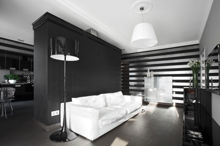 Графит в интерьере