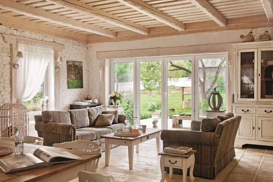 Дом Прованс панорамные окно