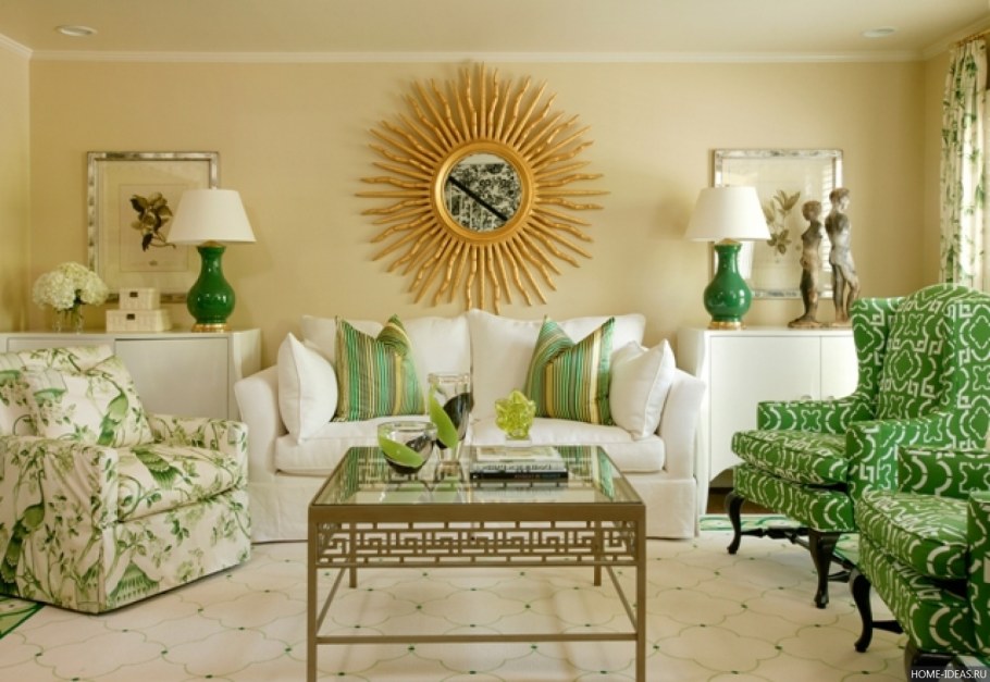 Изумрудный диван Сканди