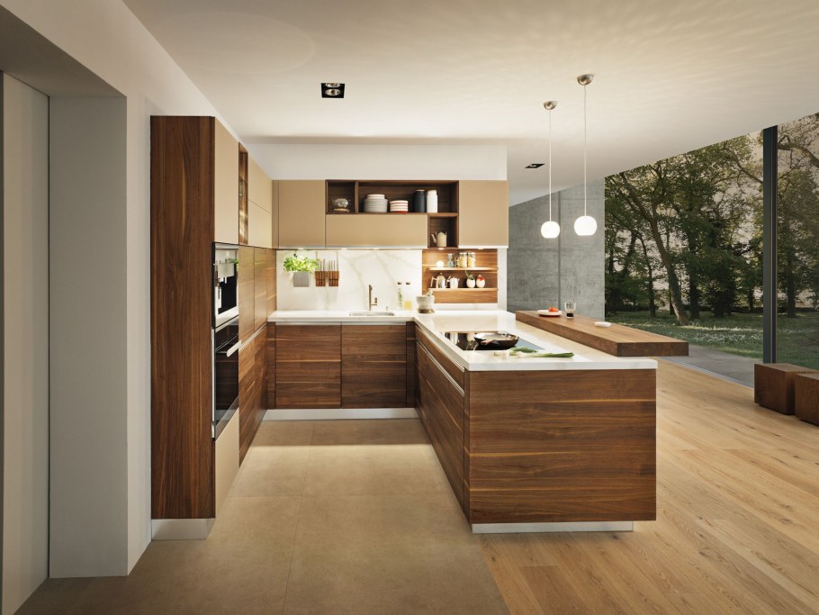 Фартук для кухни под дерево