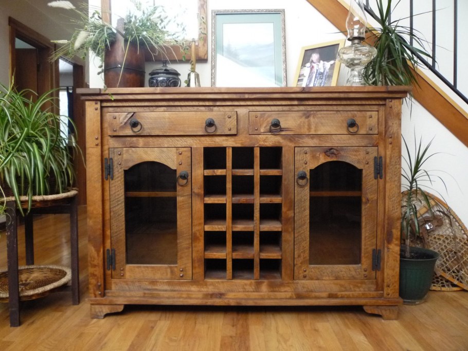 Буфет в стиле рустик