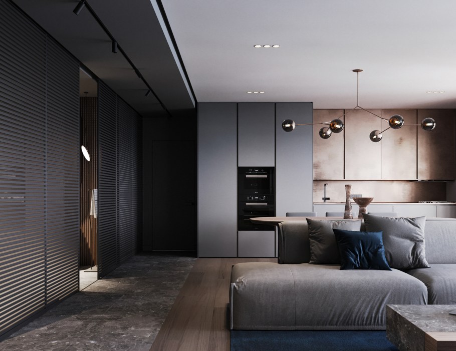 Квартира в стиле лофт Минимализм