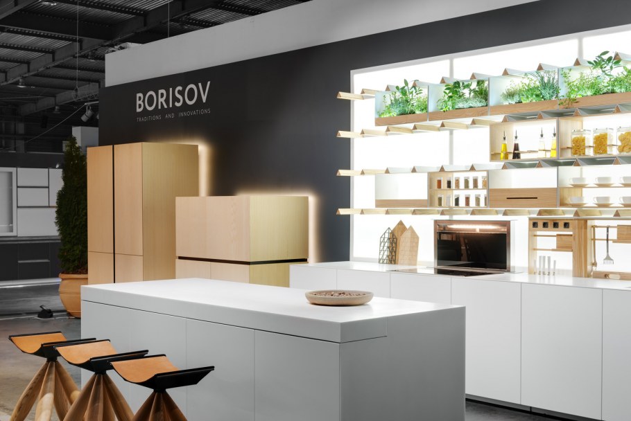 Кухня corian tron 3d модель