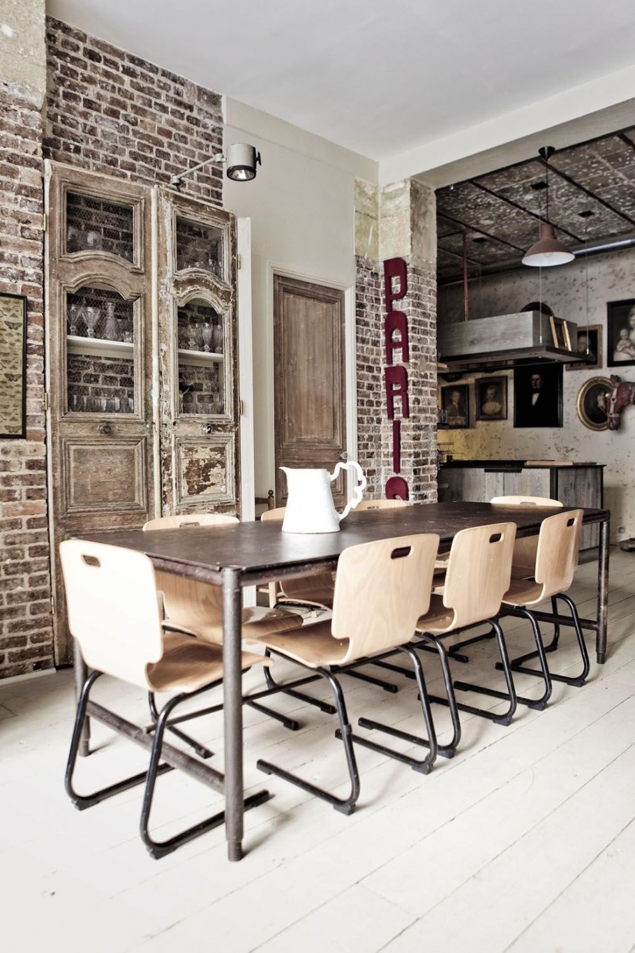 Интерьер Индастриал лофт Шик