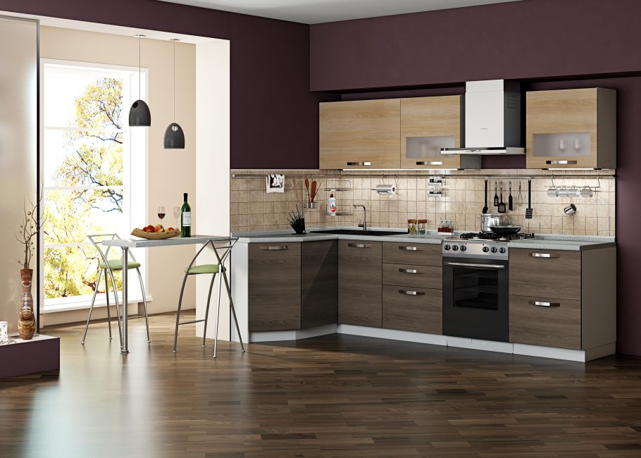 Кухня латте 2 модули