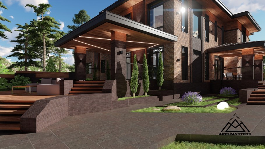 Дом прерий Райта проект