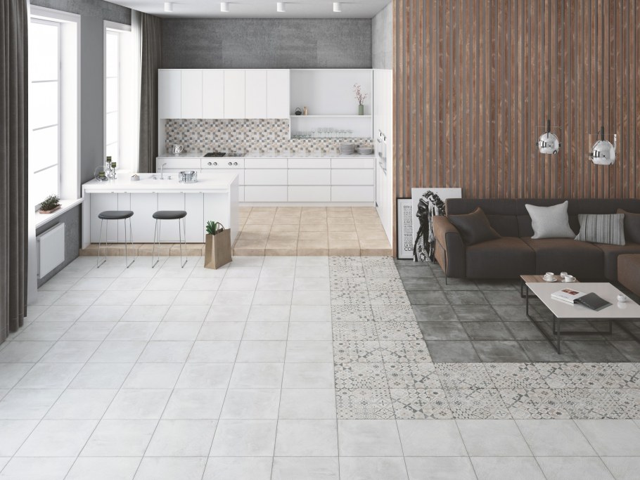 Керамогранит Ласселсбергер цемент стайл