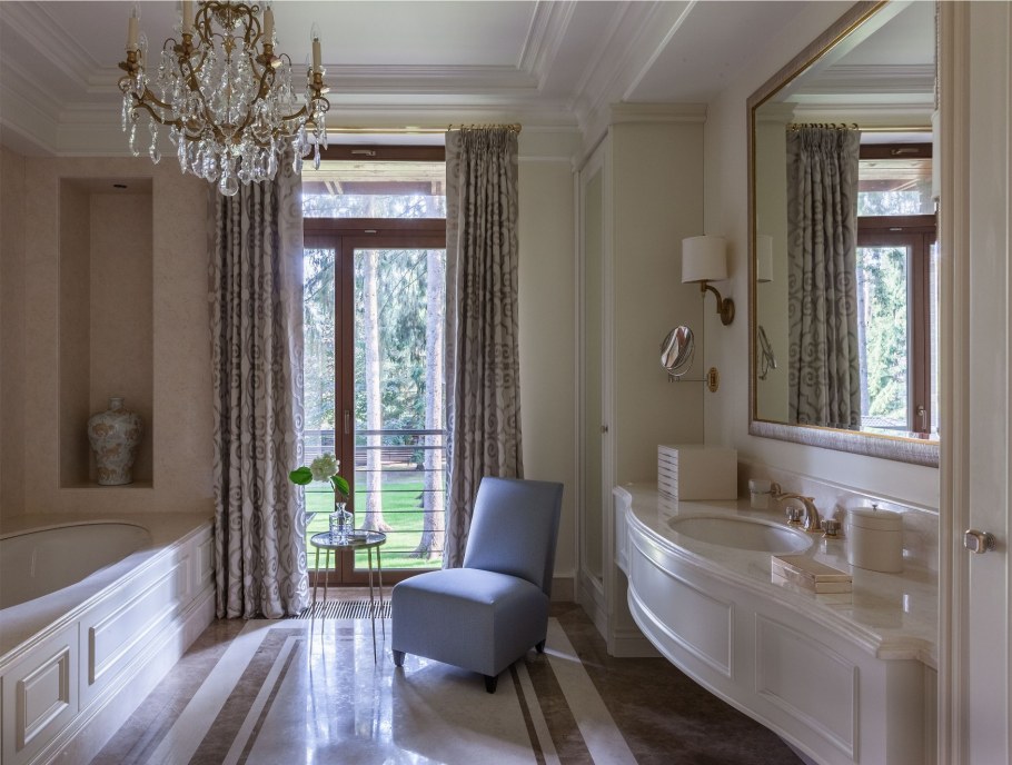 Интерьер американская классика в доме