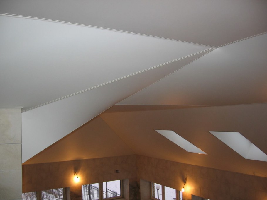 Комбинированный подвесной потолок