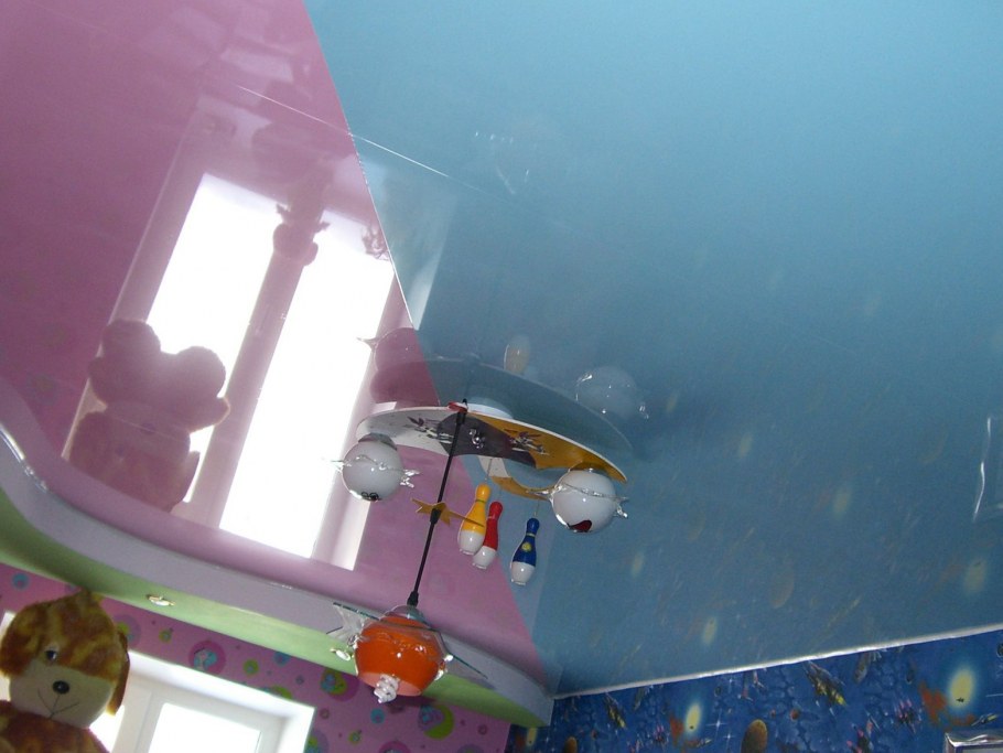 Виды стыков натяжных потолков